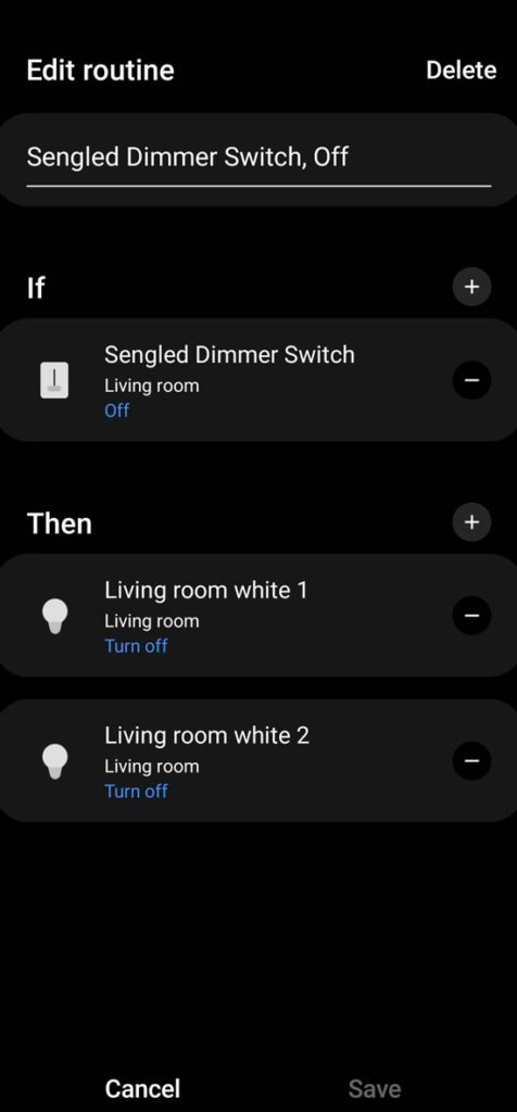 sengled smart dimmer switch review automation off