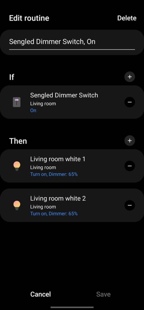 sengled smart dimmer switch review automation on